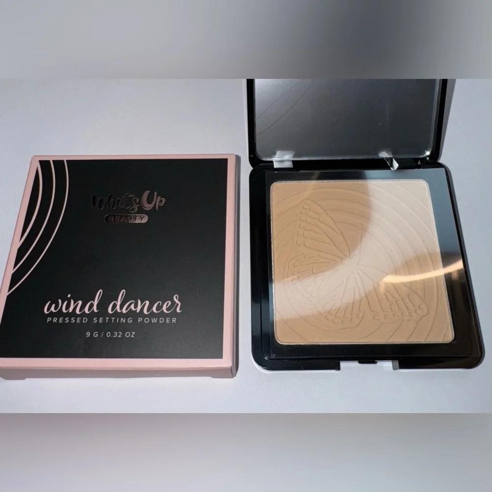 WHATS UP BEAUTY Wind Dancer Pressed Setting Powder 9g • NEW